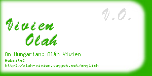 vivien olah business card
