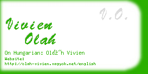 vivien olah business card